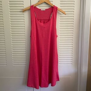Pink Racerback Coverup with POCKETS!!!